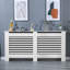 Elderen Extra Large Radiator Cover Horizontal Slats Free-standing