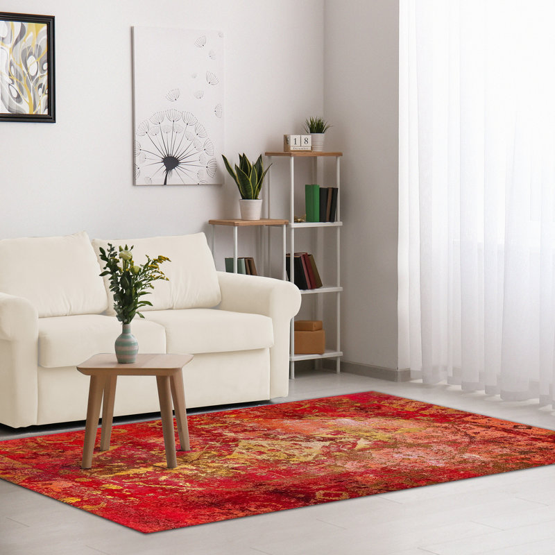 Kowalczyk Oriental Indoor/Outdoor Area Rug, Rectangle 6'6" x 9'3"