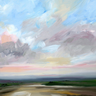 Blush Sky Landscape by Nicole Walsh — Landscape Wall Art, Size, Format, Frame Color