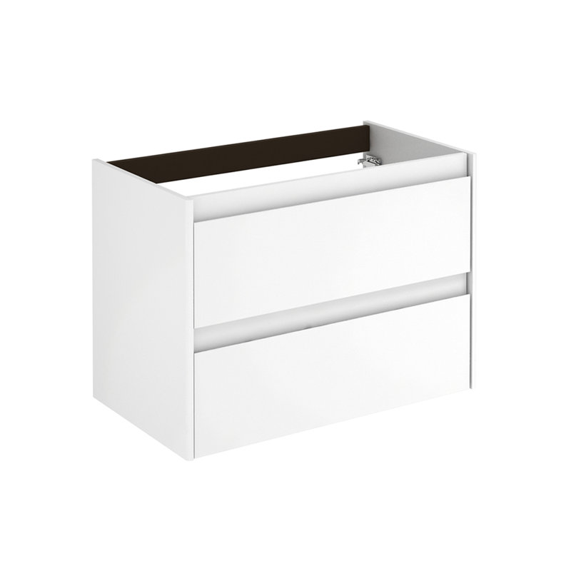 Ambra 31.1'' W Single Bathroom Vanity Base, Matte White