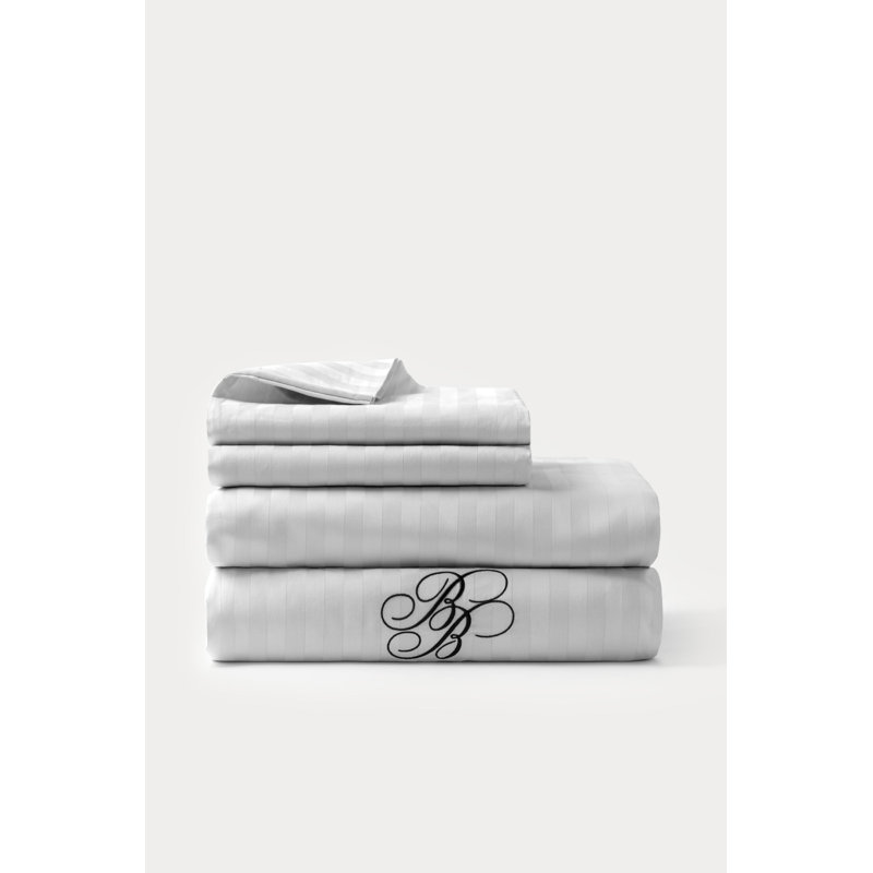 Ensemble de draps en satin satiné 4 pièces, Grand, Gris