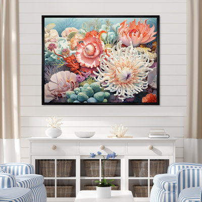 " Marine Masterpiece White Anemone "