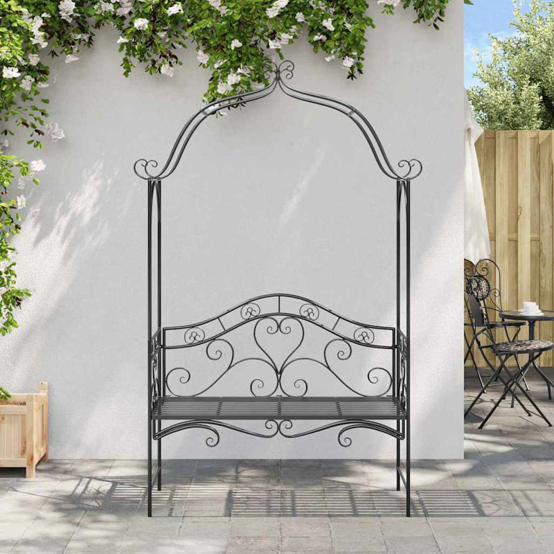 Garden Bench, Black