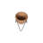 Terracotta Pot with Metal Clothespin‑Style Stand Rustic Terracotta Finish