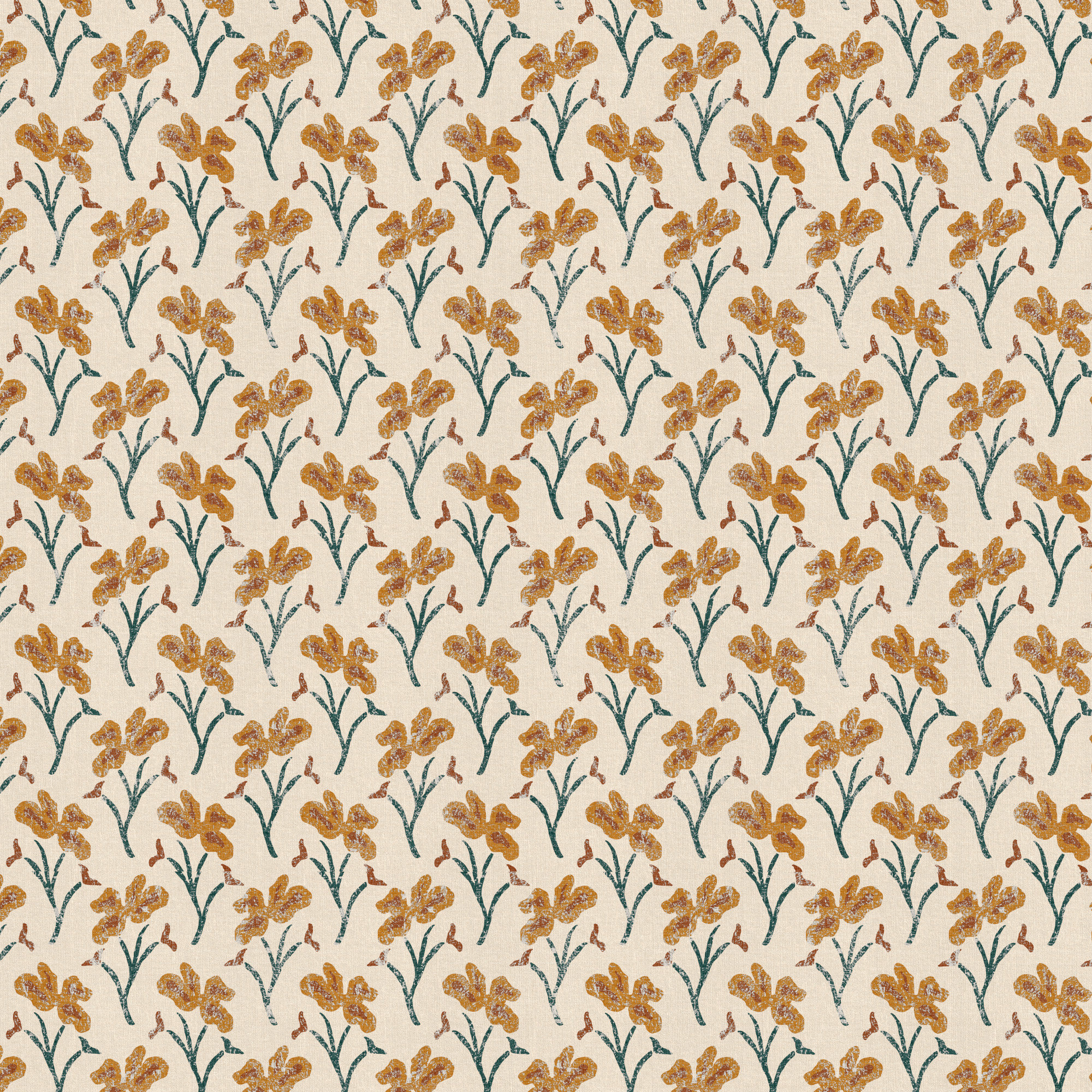 Allura Upholstered Armchair, Vanves Floral Ochre Teal