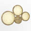 Modern Steel Wall Sconce Lighting – Crystal and Steel Circles