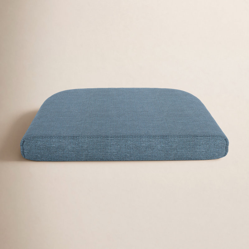 Coussin de remplacement pour coussin de chaise de salle à manger - L 18 x l 18 x P 2,5, Spectre denim Sunbrella®