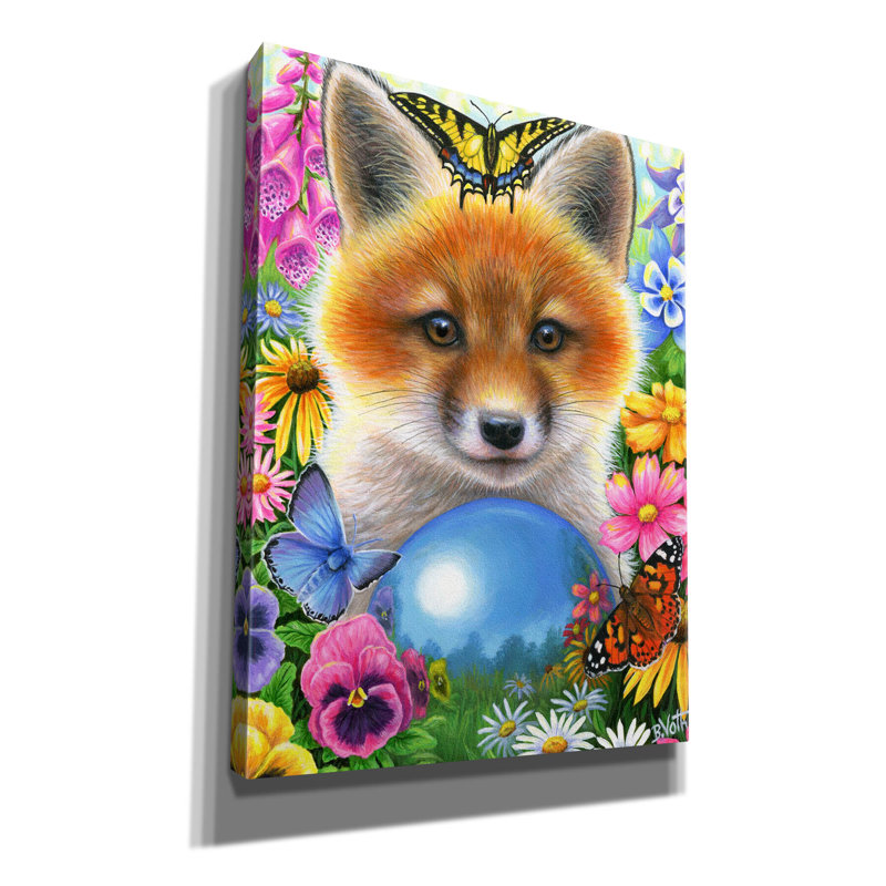 «Gazing In The Garden» par Bridget Voth, H 16 po x l 12 po x P 0,75 po