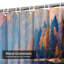 Rideau de douche avec 12 crochets-1076620867