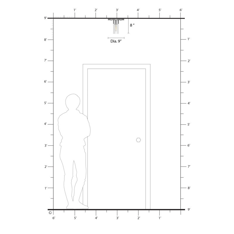 Glass Flush Mount