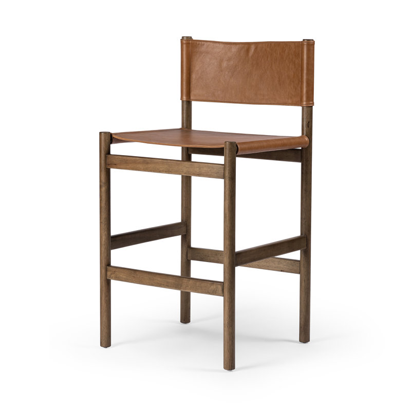Kena Stool-Sonoma Black-Counter, Camel, Butterscotch, Bar Stool (30.5" Seat Height)
