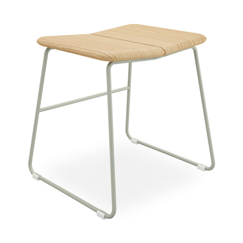 Aero Stool, Sage Powder Coat