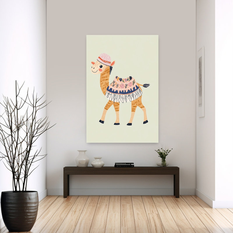 Adorable art mural abstrait bohème, 60" H x 40" W
