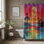 Sunset Colour Art - 1 Piece Standard Shower Curtain-100722323