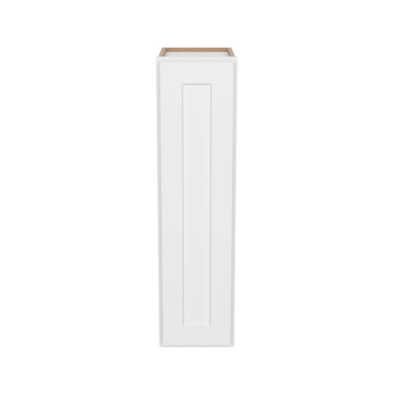 Armoire de cuisine murale 1 porte et 2 tablettes Furinno Shaker, prête à assembler, P 12 po x l 9 po x H 36 po, blanc