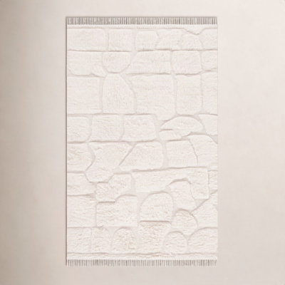 Hand-Woven Geometric Rug