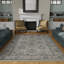 Tapis oriental en polypropylène tissé à la main en crème / gris-1141223339