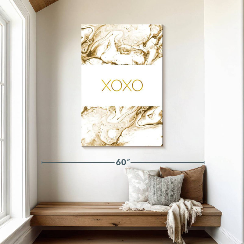 Tergel XOXO Typography, 45" H x 30" W