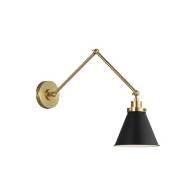 Lampe murale à bras pivotant 1 lumière Hamden Chapman & Myers Arnell