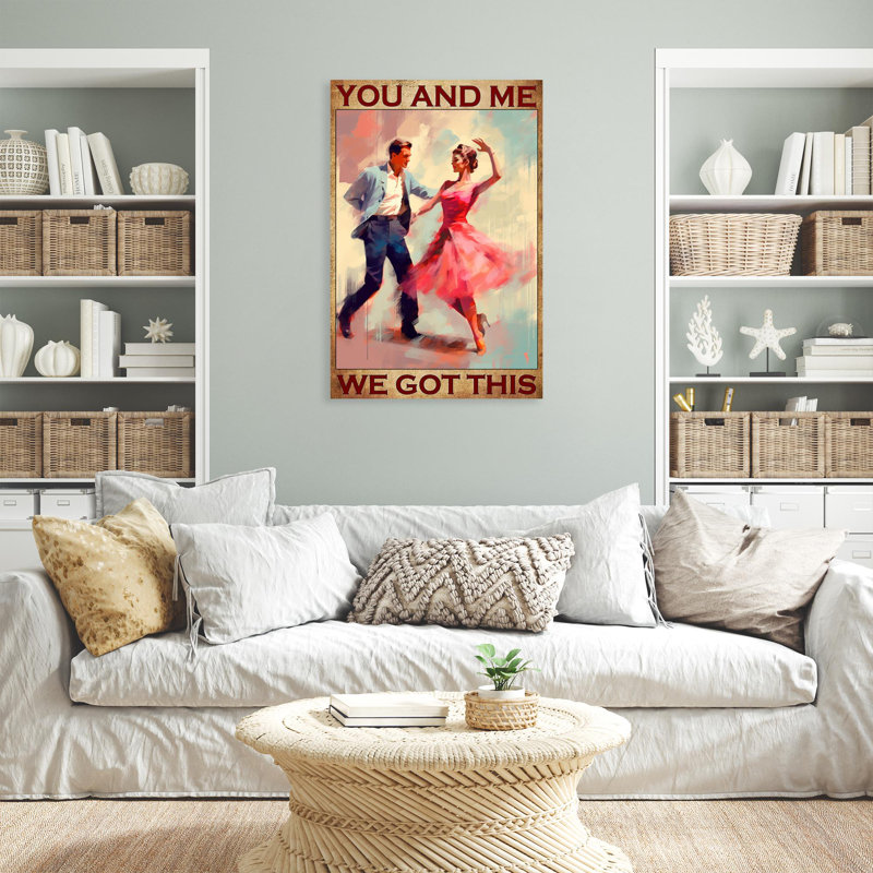 «Couple Dance We Got This», impression sur toile, H 36 po x l 24 po x P 1,25 po
