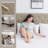 Nestl Wingback Diamond Upholstered Platform Bed-101072302-101072306