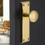Plaque avec bouton de porte New York New York