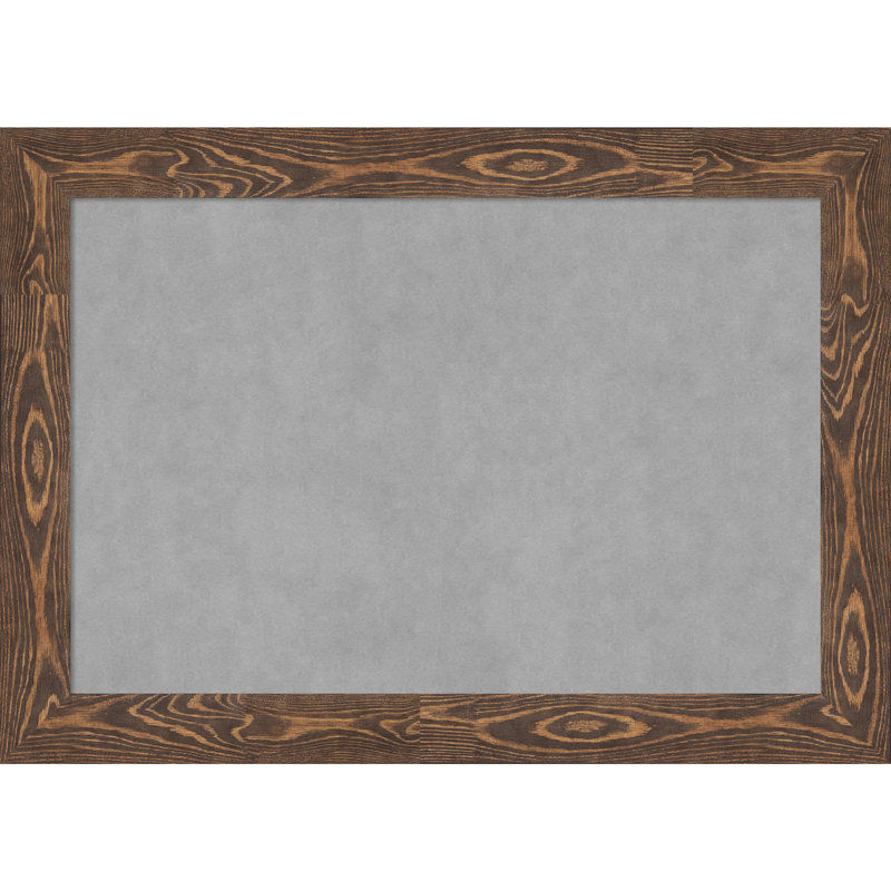 Tableau magnétique encadré brun pont, H 30 po x l 42 po