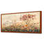 Art mural rouge, fleurs sauvages, toile d'été-69060239-69060238