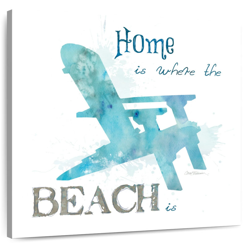 Enseigne murale de chaise de plage Khylige, H 20 po x l 20 po