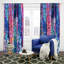 Panneaux de rideaux semi-transparents abstraits-224967185