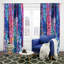 Panneaux de rideaux semi-transparents abstraits-224967191