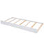 Queen Size Wood Storage Platform Bed With LED, 2 Drawers And 1 Twin Size Trundle, White-574414401