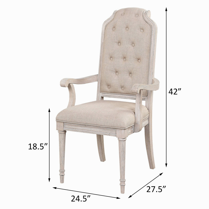 Ensemble de 2 fauteuils capitonnés à dossier