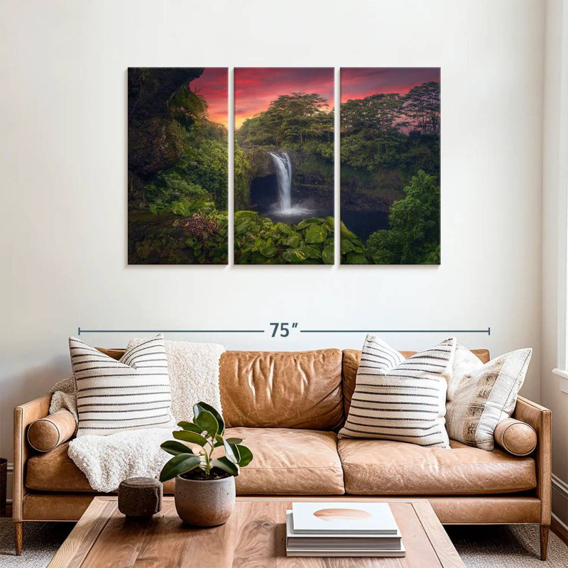 Rainbow Falls à Hilo, H 36 po x l 57 po
