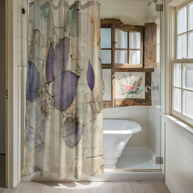 Old Botanics - Premium Shower Curtain, 74"H x 71"W