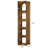 70.86-Inch Tall Bookcase, Wood Slim 5 Tier Etagere Book Shelf For Bedroom, Living Room, Small Spaces(2 Pack）
