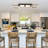 Dimmable Modern Geometric Led Flush Mount