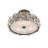Oyster Shell Semi Flush Mount