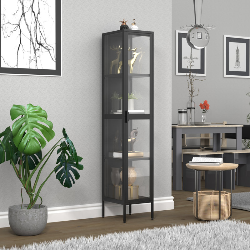 Nairi Display Cabinet, Black