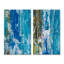 Shades of Blue Abstract Brushes - Ensemble de 2 peintures sur toiles-1068531664-1068531665
