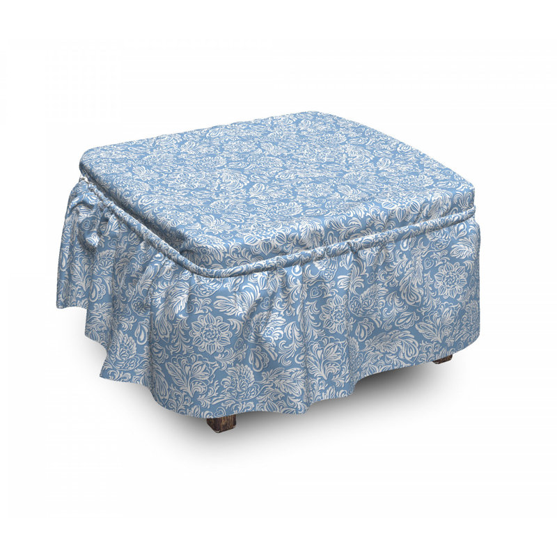 Housse pour repose-pieds classique rococo baroque