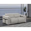 Causeuse inclinable en cuir italien à 2 grains avec appui-tête électrique-103554992-103554988