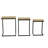 Kendrik 23.5" H x 18" W Solid Wood C-Table Nesting Tables-597112111-664734424