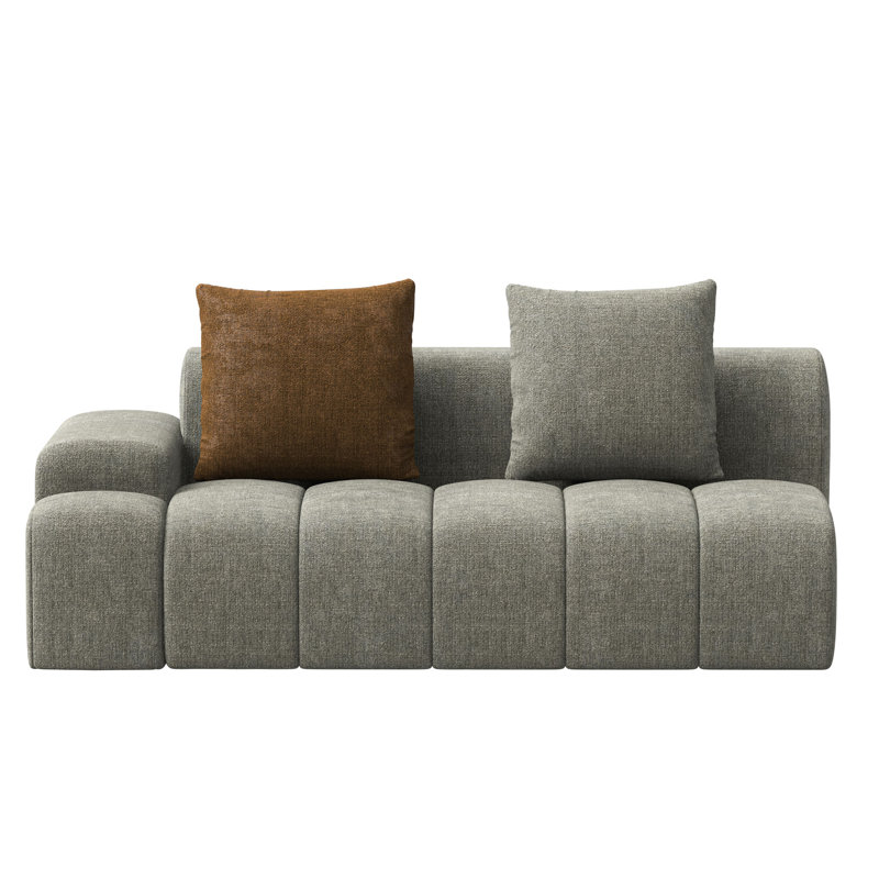 Causeuse modulaire Boneless, Light Grey
