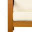 Fauteuil club d'extérieur en bois d'acacia avec coussins (ensemble de 4), ensemble de conversation, convient aux rassemblements extérieurs, finition teck, coussin beige-1879403841-1879403868