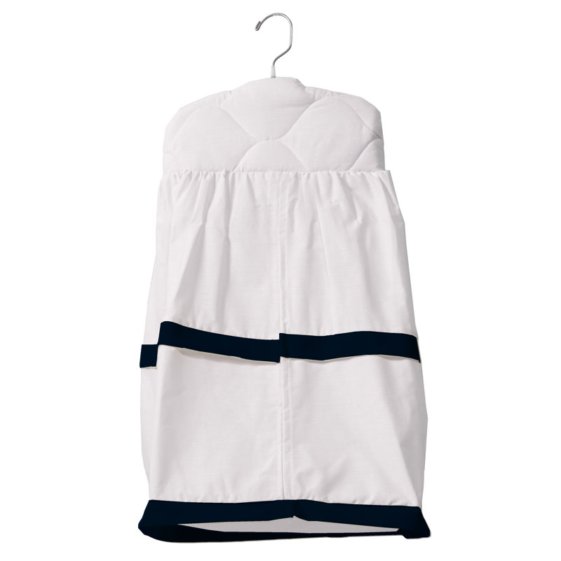 Rangement pour lit de bébé Dvorak, Bleu marine