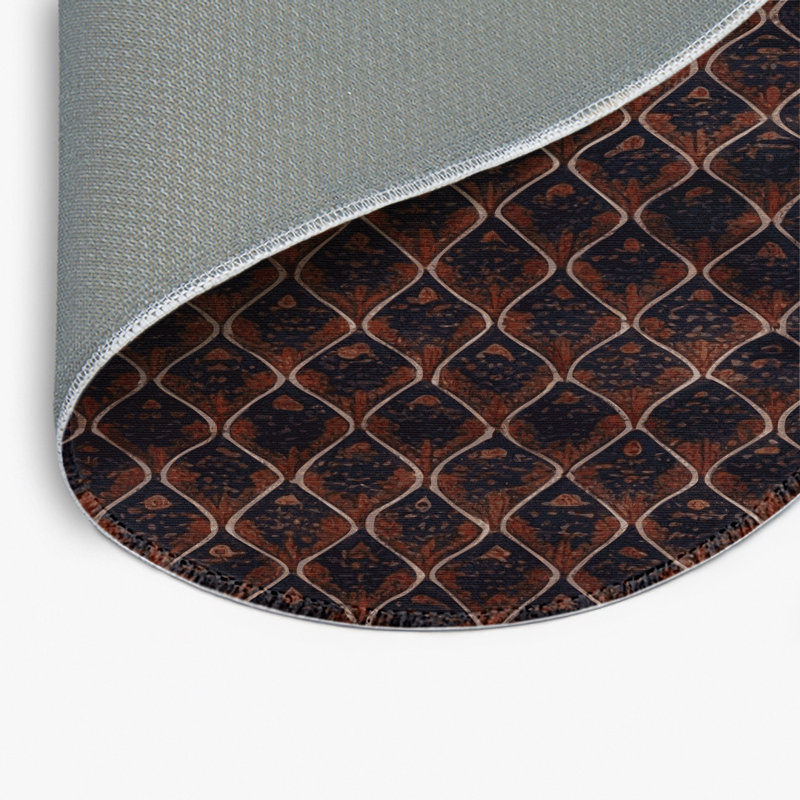 Tapis intérieur et extérieur ArtDeco, Rond 5 pi