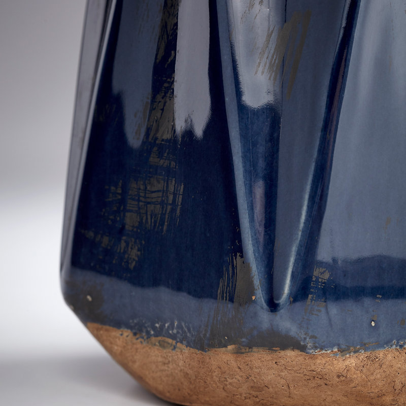 Chamos Handmade Ceramic Planter, 6" H x 5.5" W x 5.5" D