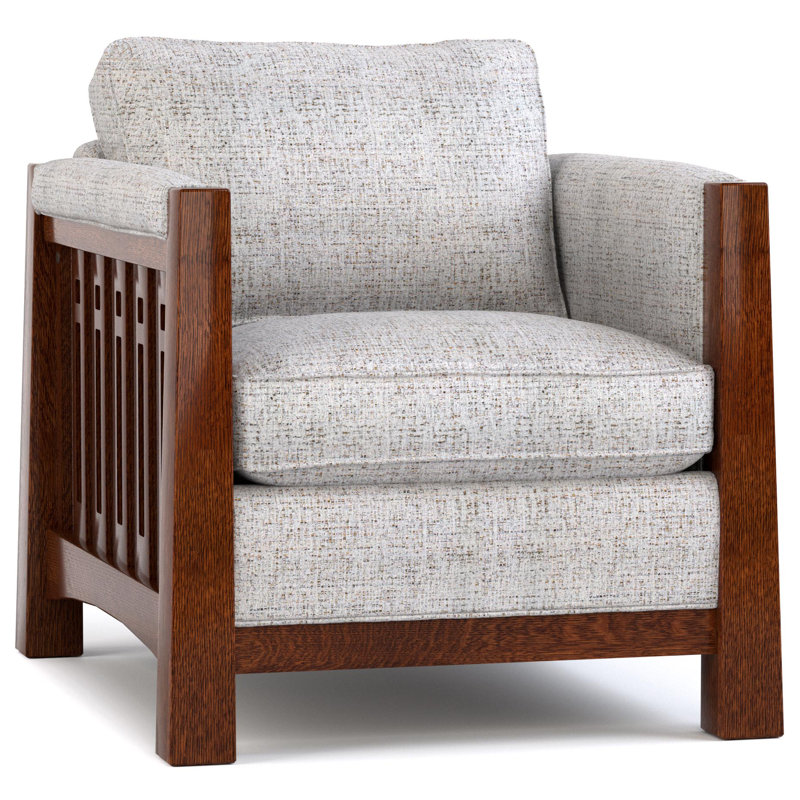 Highlands Armchair, Medium Wood