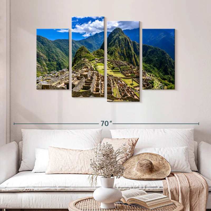 Remains Of Machu Picchu, 32" H x 52" W